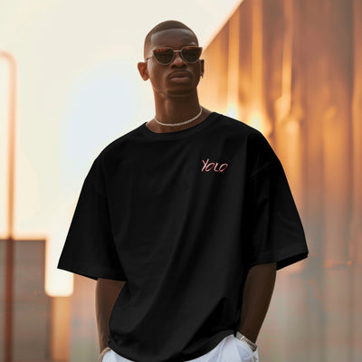 Dovira- YOLO Heavyweight Cotton T-Shirt