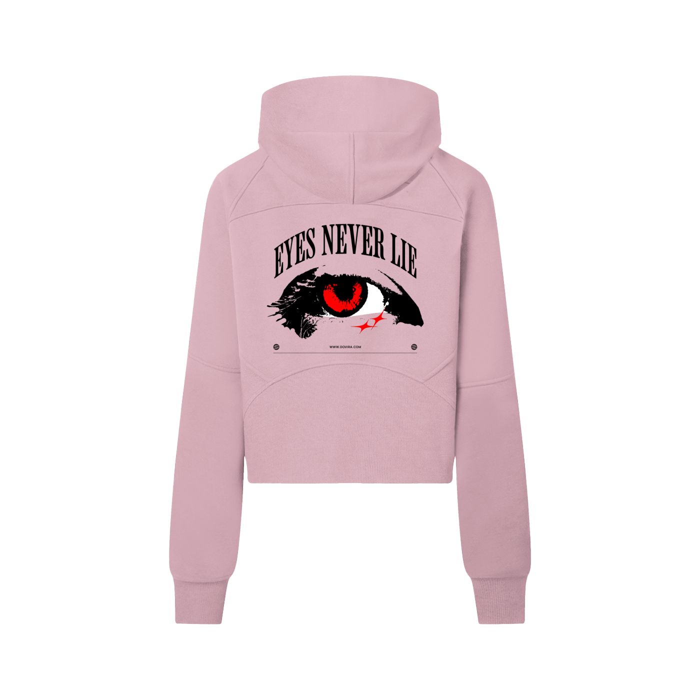Dovira Cropped Half-Zip Hoodie
