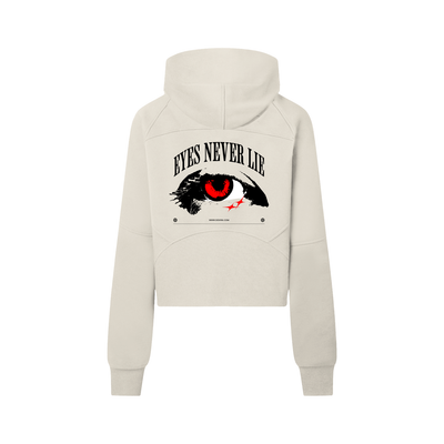 Dovira Cropped Half-Zip Hoodie