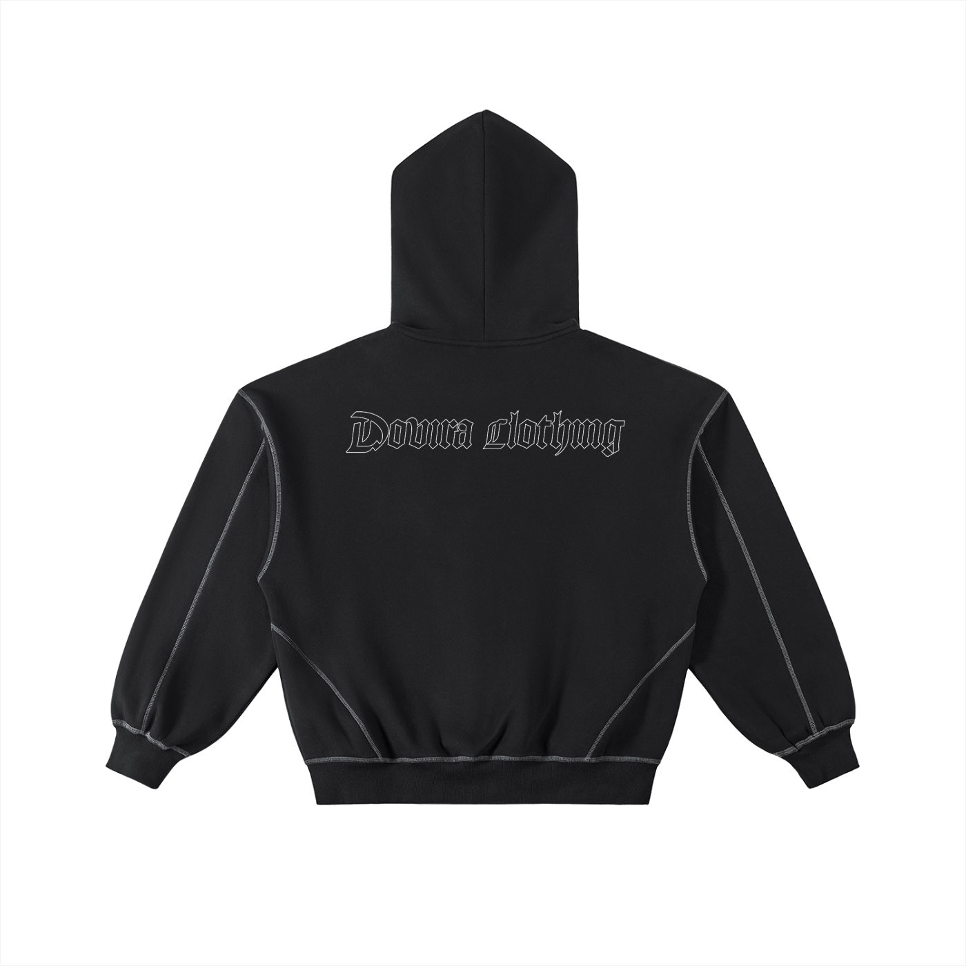 Dovira Stitched Fleece Zip Hoodie