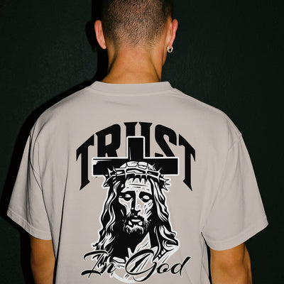 Dovira -Trust In God Wash Oversize T-Shirt