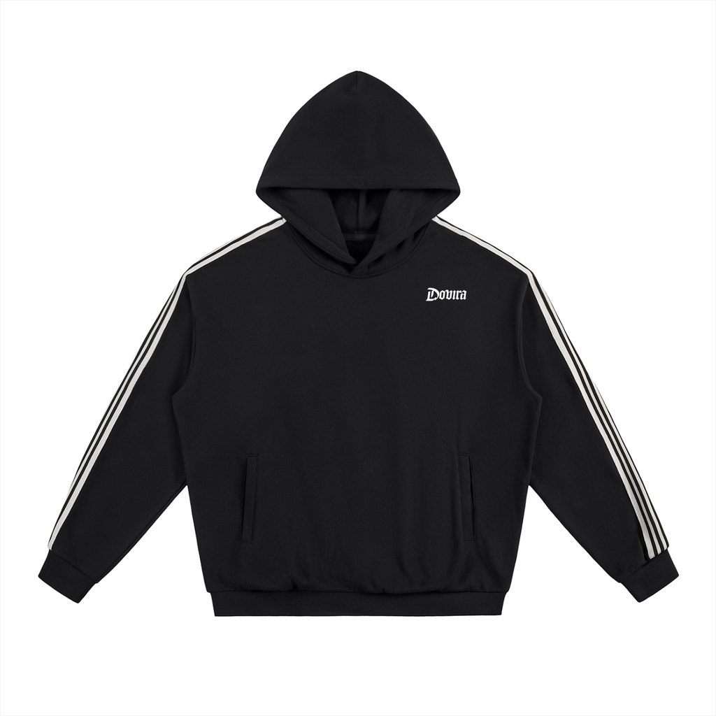 Side Stripe Drop-Shoulder Hoodie