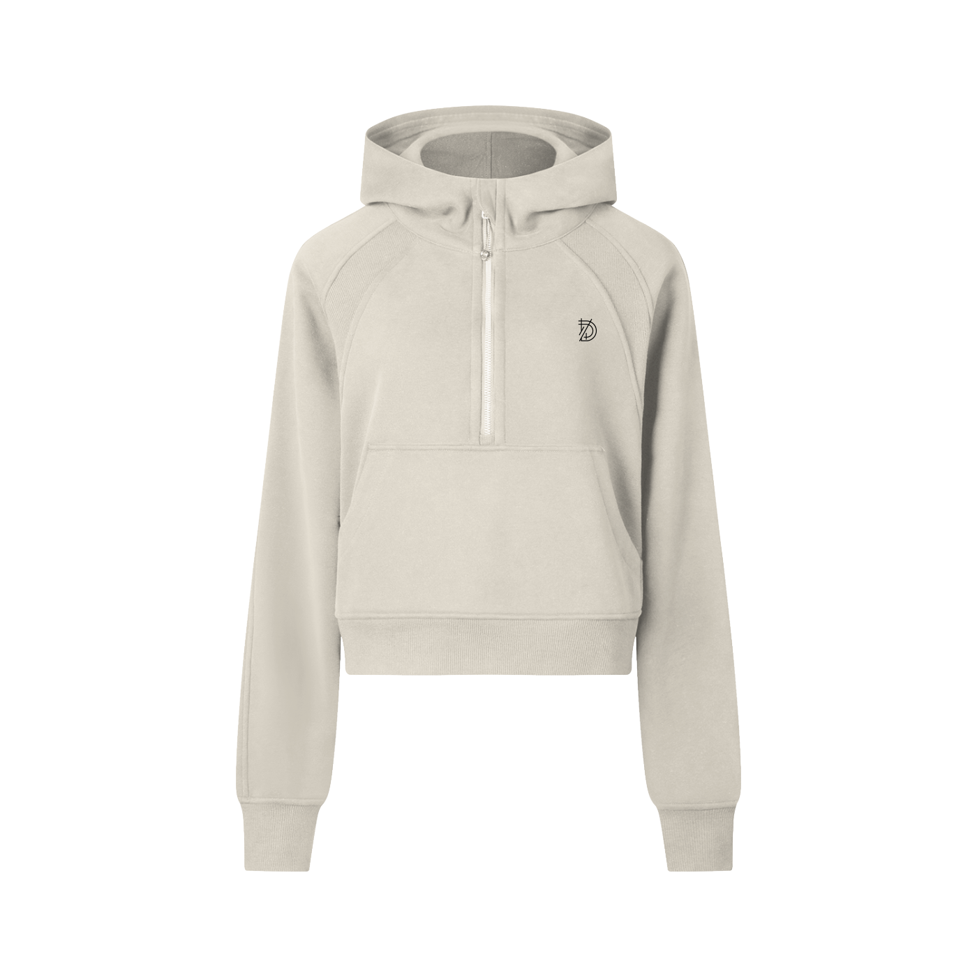 Dovira Cropped Half-Zip Hoodie