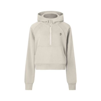 Dovira Cropped Half-Zip Hoodie